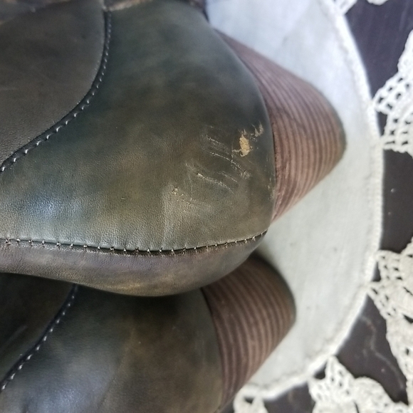 l` Artiste Spring step green boots - Picture 4 of 10